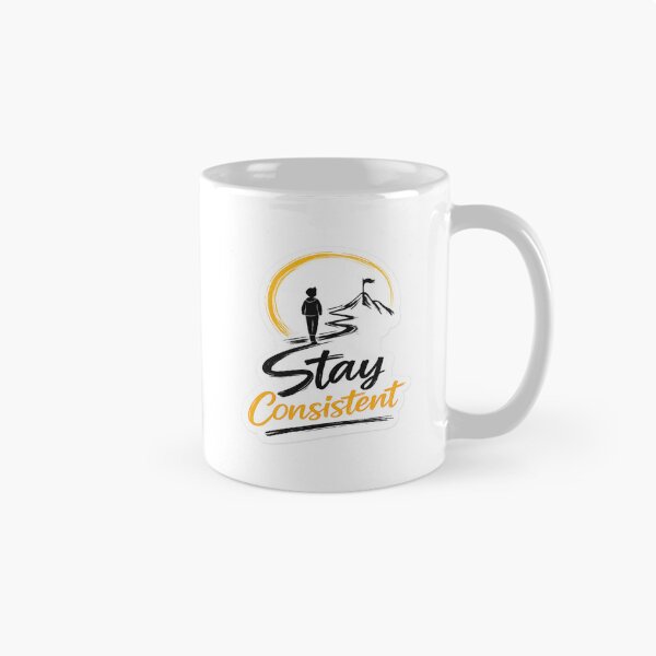 Item preview, Stay Consistent Sticker designed and sold by Genzfirevibes.