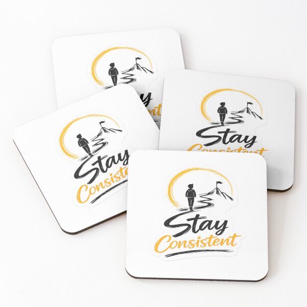 Item preview, Stay Consistent Sticker designed and sold by Genzfirevibes.