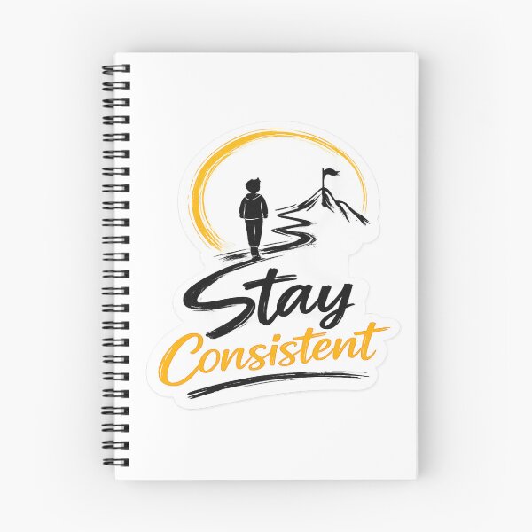 Item preview, Stay Consistent Sticker designed and sold by Genzfirevibes.