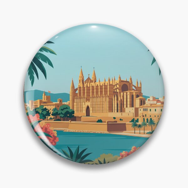 Artikelvorschau, Vintages Reiseplakat Mallorcas Palma De Mallorca entworfen und verkauft von MavtM.