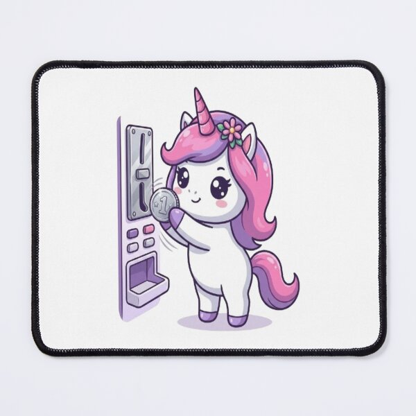Item preview, Cute Unicorn Inserting Coin Machine designed and sold by Ella_Sketch.