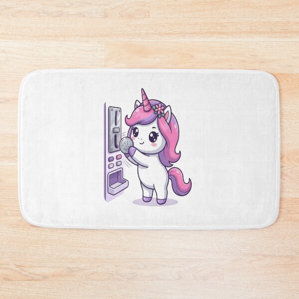 Item preview, Cute Unicorn Inserting Coin Machine designed and sold by Ella_Sketch.