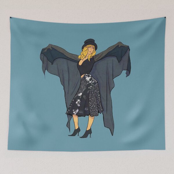 Item preview, Stevie Nicks Cartoon Illustration designed and sold by The A-Press.
