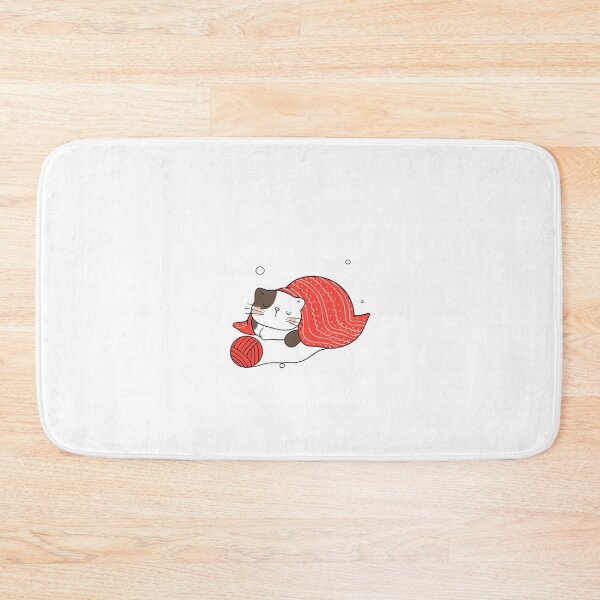 Item preview, Cat Sleeping In Christmas Cozy Holiday Kitty Illustration designed and sold by AvocadoShopp.