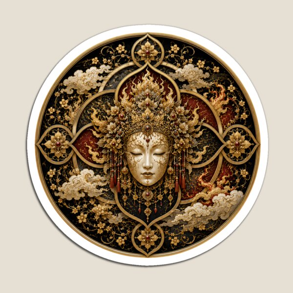 Item preview, Divine Flame Mask Crest: Sacred Empress Sigil designed and sold by sunbowjp stadio.
