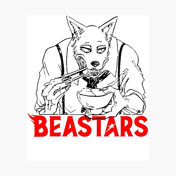 Item preview, Legoshi Beastars Wolf Portrait designed and sold by seat47.