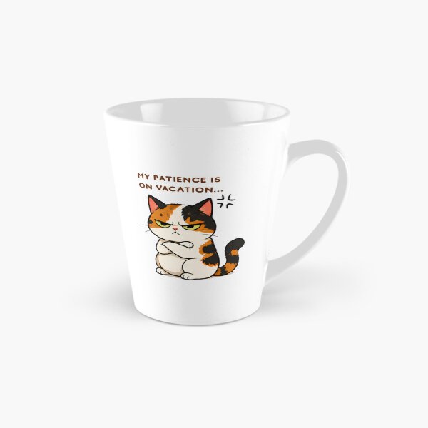 Item preview, Grumpy Calico Cat: My patience is on Vacation  designed and sold by Lunexa-Lab.