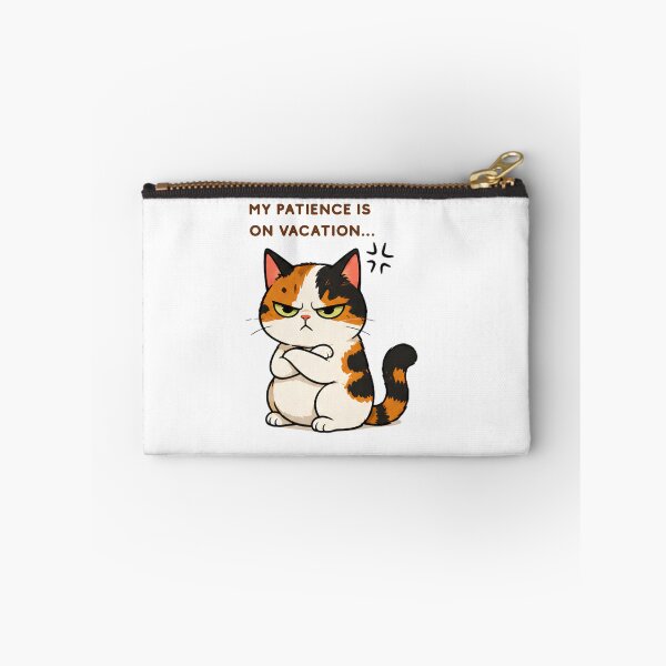 Item preview, Grumpy Calico Cat: My patience is on Vacation  designed and sold by Lunexa-Lab.