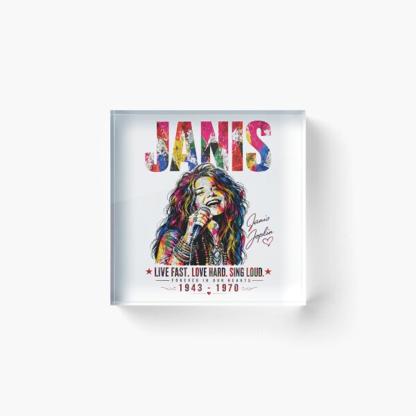 Item preview, Janis Live Fast Love Hard Sing Loud designed and sold by KLERIKSTORE.