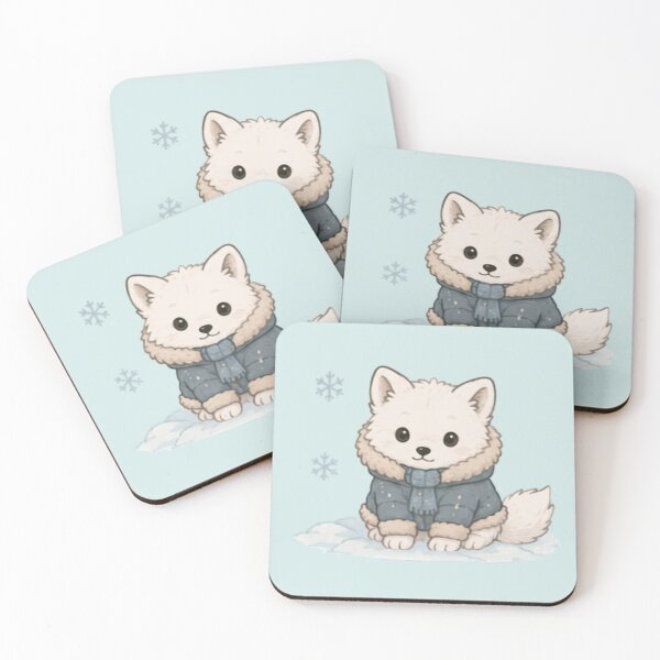 Item preview, Winter Warmer Arctic Fox designed and sold by MellowMunchkins.