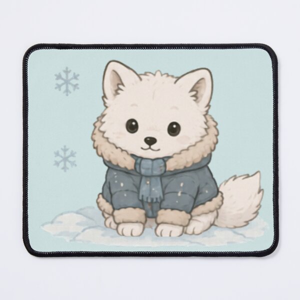 Item preview, Winter Warmer Arctic Fox designed and sold by MellowMunchkins.