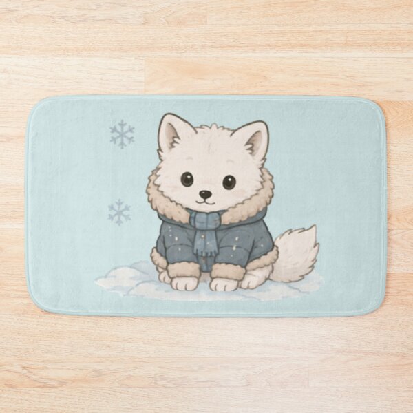 Item preview, Winter Warmer Arctic Fox designed and sold by MellowMunchkins.