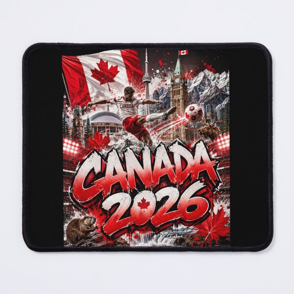 Item preview, World Cup 2026 Canada themed Soccer Merch | Football Fan Gear |Canada Sports Apparel Tee|  |Soccer worldcup Championship Soccer World ver 2 designed and sold by CosmicNook1.