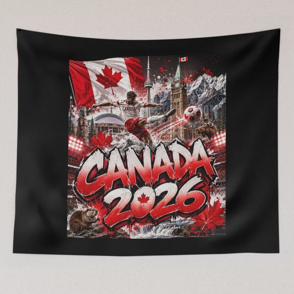 Item preview, World Cup 2026 Canada themed Soccer Merch | Football Fan Gear |Canada Sports Apparel Tee|  |Soccer worldcup Championship Soccer World ver 11 designed and sold by CosmicNook1.