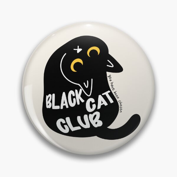 Item preview, Black Cat Club - Secret Society of Cats designed and sold by CricketDoodles.