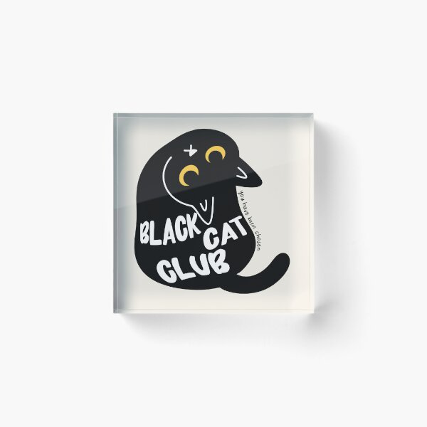 Item preview, Black Cat Club - Secret Society of Cats designed and sold by CricketDoodles.