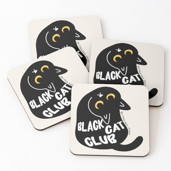 Item preview, Black Cat Club - Secret Society of Cats designed and sold by CricketDoodles.