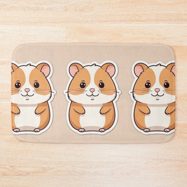 Item preview, Illustration - Cute Hamster, Contemporary Kawaii Style designed and sold by AnimeShin.