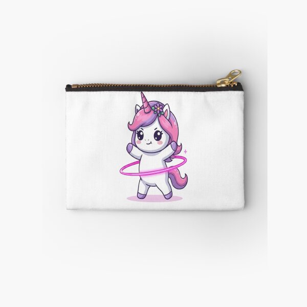 Item preview, Cute Unicorn Playing Hula Hoop designed and sold by Ella_Sketch.