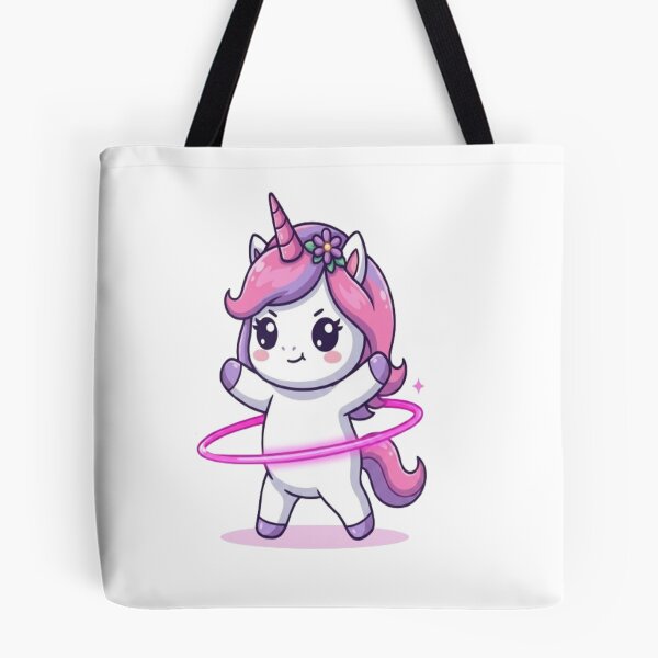 Item preview, Cute Unicorn Playing Hula Hoop designed and sold by Ella_Sketch.
