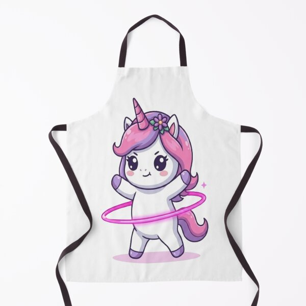 Item preview, Cute Unicorn Playing Hula Hoop designed and sold by Ella_Sketch.