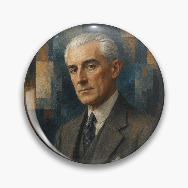 Item preview, Maurice Ravel, French composer and pianist painting. designed and sold by GalleryKauffeld.