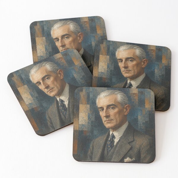 Item preview, Maurice Ravel, French composer and pianist painting. designed and sold by GalleryKauffeld.