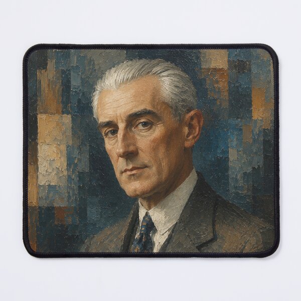 Item preview, Maurice Ravel, French composer and pianist painting. designed and sold by GalleryKauffeld.