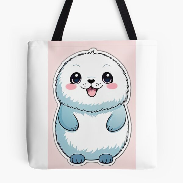 Item preview, Illustration - Cute Kawaii Style Seal, Childlike Aesthetic designed and sold by AnimeShin.