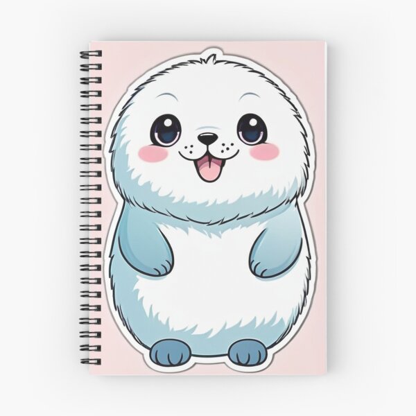 Item preview, Illustration - Cute Kawaii Style Seal, Childlike Aesthetic designed and sold by AnimeShin.