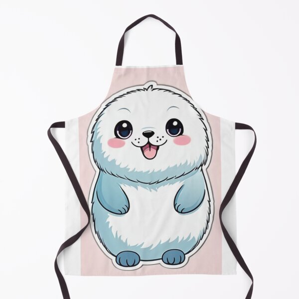 Item preview, Illustration - Cute Kawaii Style Seal, Childlike Aesthetic designed and sold by AnimeShin.