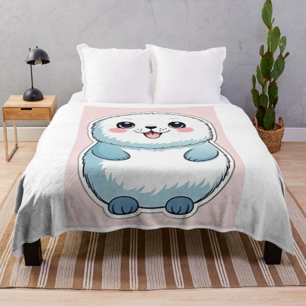 Item preview, Illustration - Cute Kawaii Style Seal, Childlike Aesthetic designed and sold by AnimeShin.