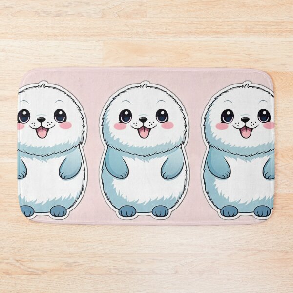 Item preview, Illustration - Cute Kawaii Style Seal, Childlike Aesthetic designed and sold by AnimeShin.