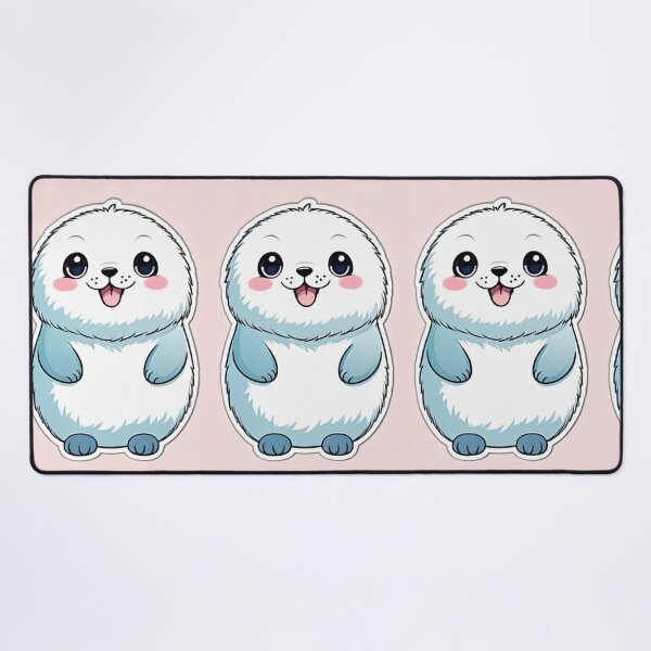 Item preview, Illustration - Cute Kawaii Style Seal, Childlike Aesthetic designed and sold by AnimeShin.