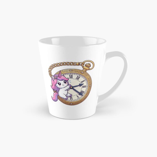 Item preview, Cute Unicorn Holding Pocket Watch designed and sold by Ella_Sketch.