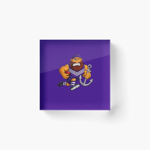 Item preview, Fremantle Dockers Football Club AFL Retro Vintage Classic Drawing designed and sold by Luke Foran Sports Art.