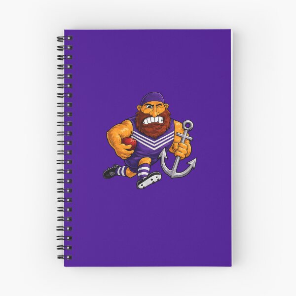 Item preview, Fremantle Dockers Football Club AFL Retro Vintage Classic Drawing designed and sold by Luke Foran Sports Art.