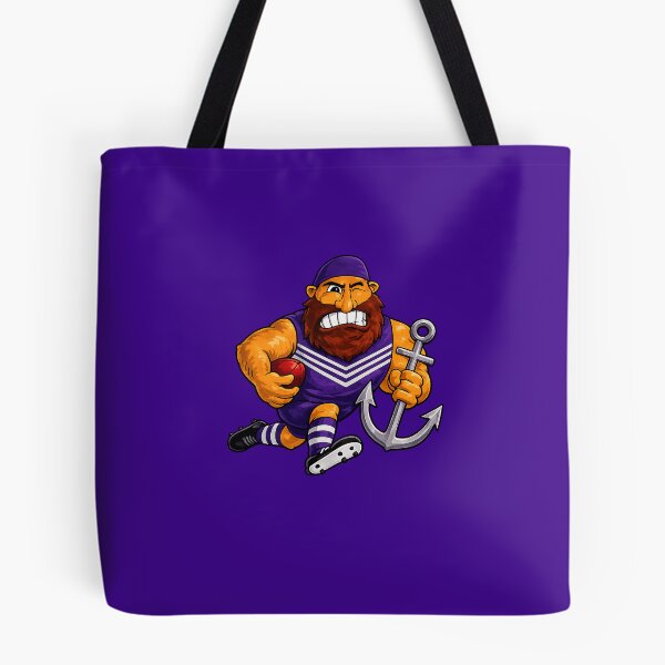 Item preview, Fremantle Dockers Football Club AFL Retro Vintage Classic Drawing designed and sold by Luke Foran Sports Art.