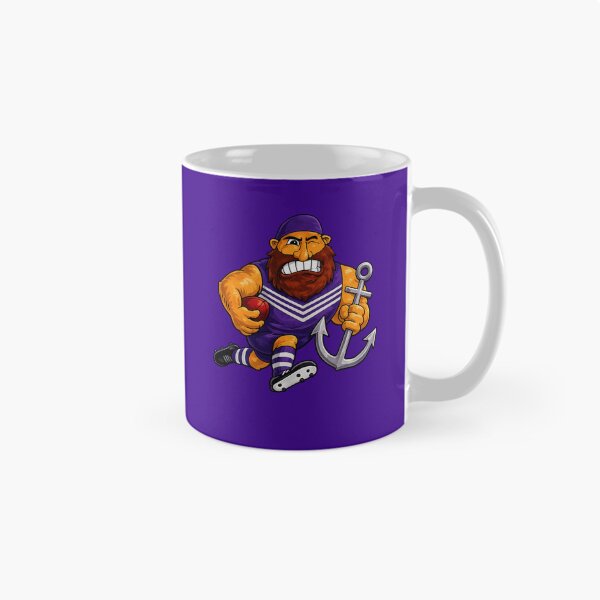 Item preview, Fremantle Dockers Football Club AFL Retro Vintage Classic Drawing designed and sold by Luke Foran Sports Art.