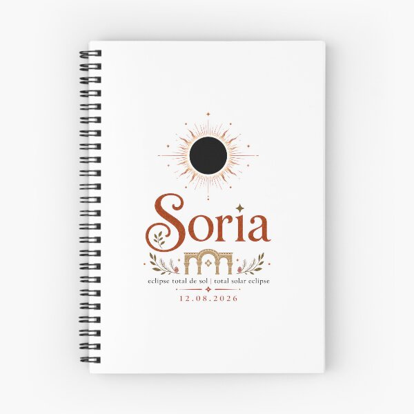 Item preview, Total Solar Eclipse 2026 Soria Spain designed and sold by Beyond Destinations.