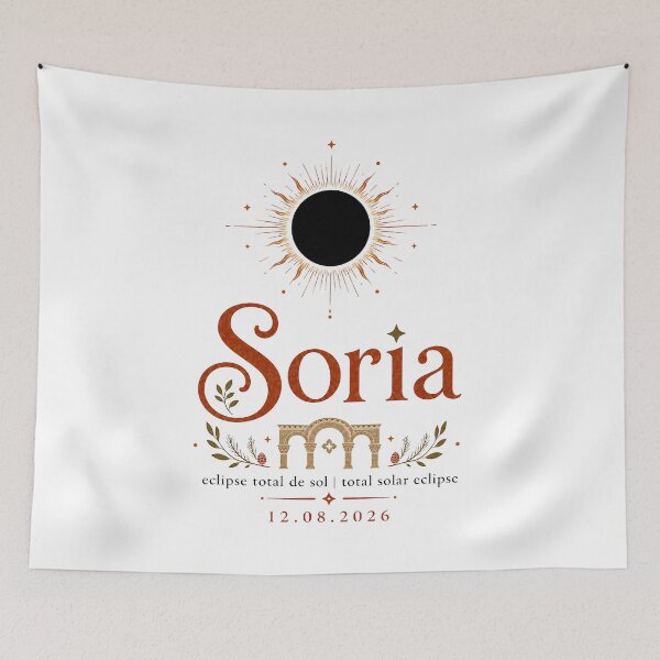 Item preview, Total Solar Eclipse 2026 Soria Spain designed and sold by Beyond Destinations.