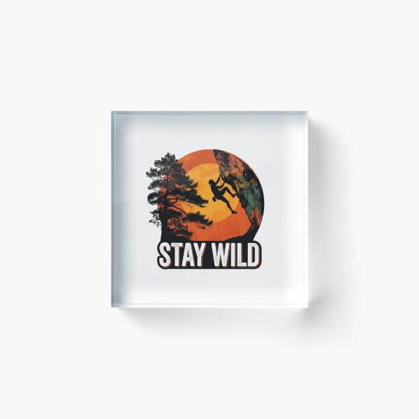 Item preview, Stay Wild Collage – Outdoor Adventure Graphic Tee designed and sold by Artify24.