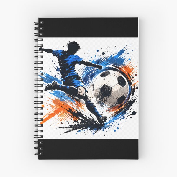 Item preview, Dynamic Soccer Player Kick Splash Art designed and sold by Ink-Orbit.