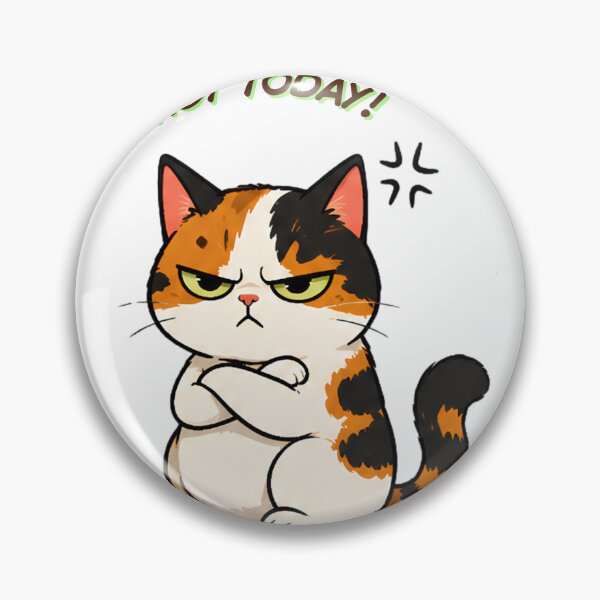 Item preview, Grumpy Calico Cat:  Not Today! designed and sold by Lunexa-Lab.
