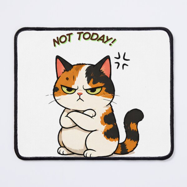 Item preview, Grumpy Calico Cat: Not Today! designed and sold by Lunexa-Lab.
