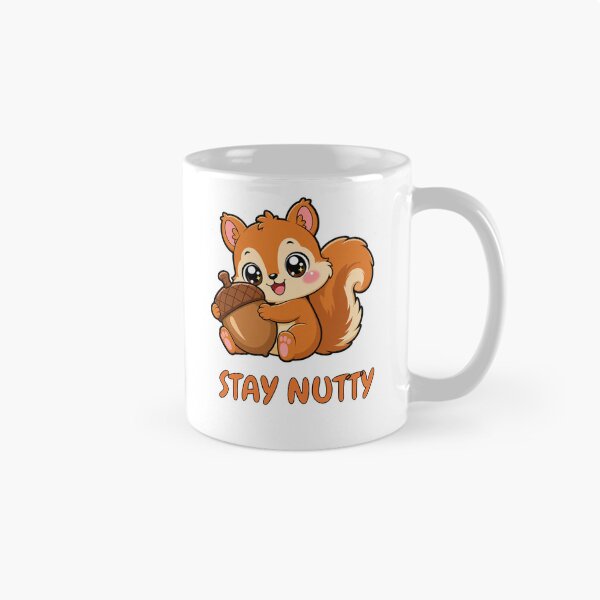 Item preview, Stay Nutty Cute Kawaii Squirrel with Acorn designed and sold by BoosterShop.