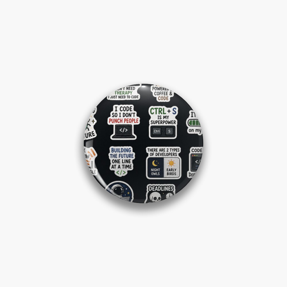 Item preview, Pin designed and sold by VUstudio.