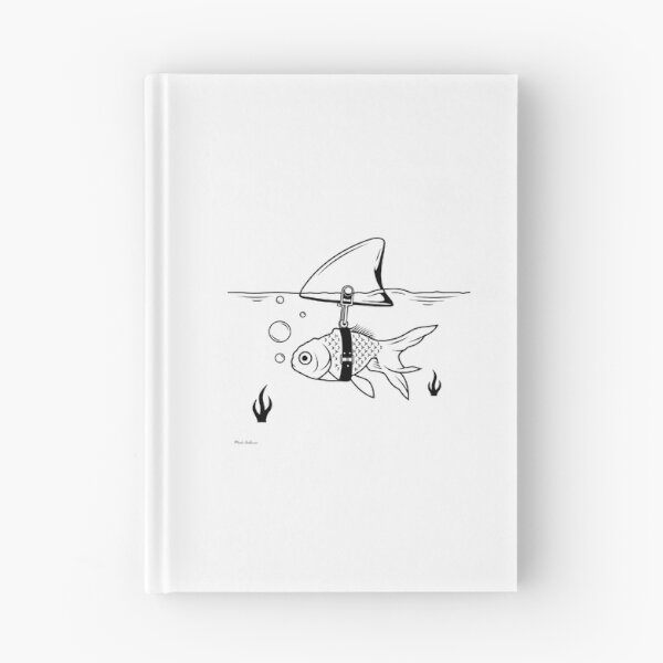 Item preview, Minimalist Goldfish Shark Fin Vector Art designed and sold by baelayer.