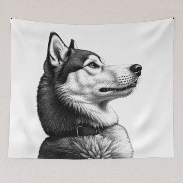 Item preview, Dignified Husky designed and sold by AbstractAsylum.