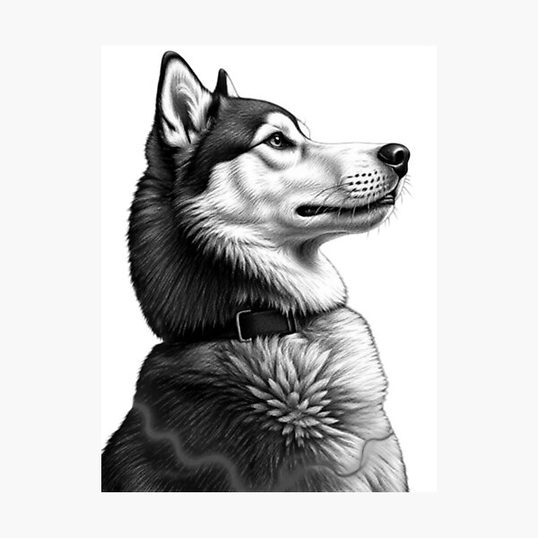Item preview, Dignified Husky designed and sold by AbstractAsylum.
